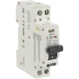 IEK ARMAT Автоматический выключатель дифференциального тока B06S 1P+NP C32 30мА тип AC (18мм)