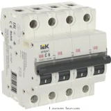 IEK ARMAT Автоматический выключатель M10N 4P C 6А