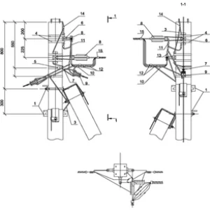 IEK Опора ПУА33 ж/б угловая переходная анкерная одноцепная с ответвлением в две стороны СИП4-2 - ASIP-BET-OPR-261-21-13 IEK Опора ПУА33 ж/б угловая переходная анкерная одноцепная с ответвлением в две стороны СИП4-2 - ASIP-BET-OPR-261-21-13