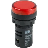IEK Лампа AD22DS(LED)матрица d=22мм красный 230В