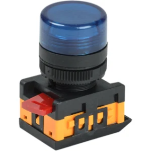 IEK Лампа AL-22TE сигнальная d=22мм синий неон/240В цилиндр - BLS30-ALTE-K07 IEK Лампа AL-22TE сигнальная d=22мм синий неон/240В цилиндр - BLS30-ALTE-K07