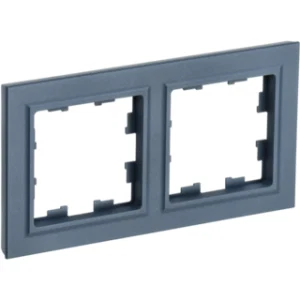 IEK BRITE Рамка 2-местная РУ-2-БрМ маренго - BR-M22-K35 IEK BRITE Рамка 2-местная РУ-2-БрМ маренго - BR-M22-K35