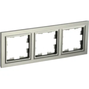 IEK BRITE Рамка 3-местная РУ-3-БрШ шампань - BR-M32-K37 IEK BRITE Рамка 3-местная РУ-3-БрШ шампань - BR-M32-K37