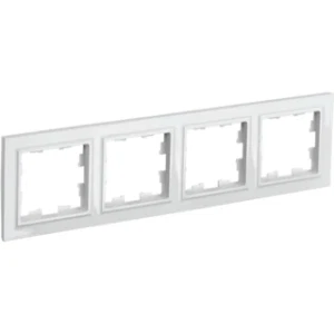 IEK BRITE Рамка 4-местная РУ-4-БрБ белый - BR-M42-K01 IEK BRITE Рамка 4-местная РУ-4-БрБ белый - BR-M42-K01