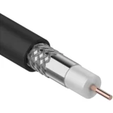 IEK Кабель коаксиальный RG11 CCS 75Ом FPE PVC черный (300м) GENERICA