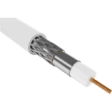 IEK Кабель коаксиальный RG59 CCS 75Ом FPE PVC белый (300м) GENERICA