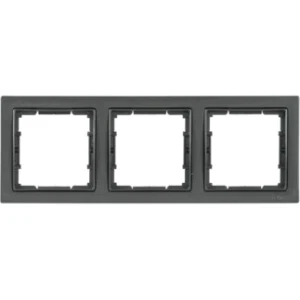 IEK Рамка 3-местная квадратная РУ-3-БА BOLERO Q1 антрацит - EMB32-K95-Q1 IEK Рамка 3-местная квадратная РУ-3-БА BOLERO Q1 антрацит - EMB32-K95-Q1