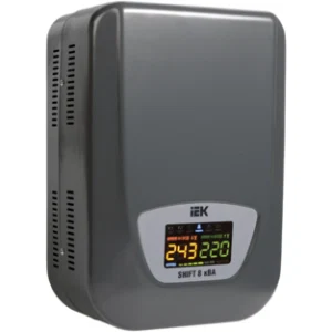 IEK Стабилизатор напряжения настенный SHIFT 8кВА - IVS12-1-08000 IEK Стабилизатор напряжения настенный SHIFT 8кВА - IVS12-1-08000