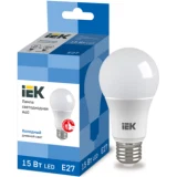 IEK Лампа светодиодная A60 шар 15Вт 230В 6500К E27