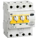 IEK Автоматический выключатель дифференциального тока АВДТ34 C63 30мА