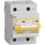 IEK Автоматический выключатель ВА47-100 2Р 100А 10кА D