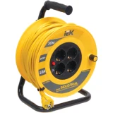 IEK Катушка УК30 с термозащитой 4 места 2P+PE/30м 3х1,0мм2 INDUSTRIAL