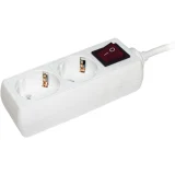 IEK Удлинитель У02К-выкл. 2 места 2P+PE/3м 3х1мм2 16А/250В