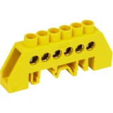 IEK Шина PE "земля" в комбинированном DIN-изоляторе типа "Стойка" ШНИ-8х12-6-КС-Ж